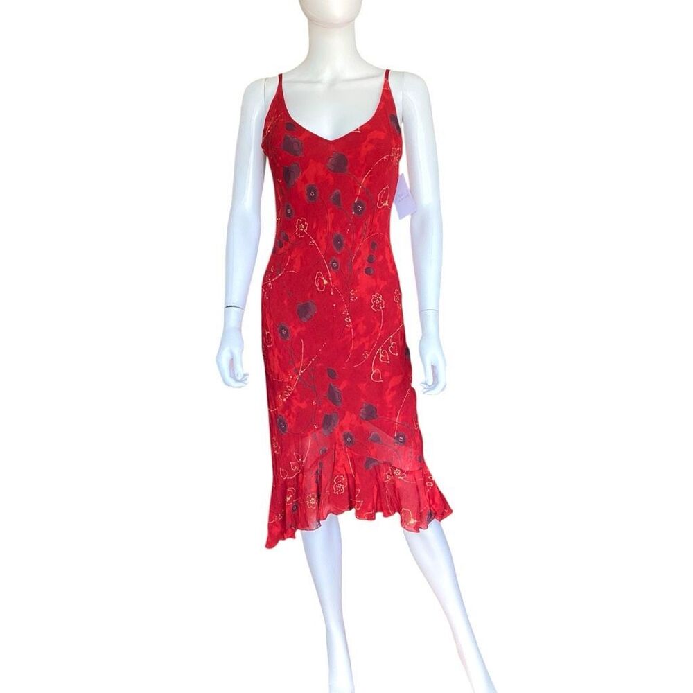 y2k vintage floral midi dress - Picture 2 of 7